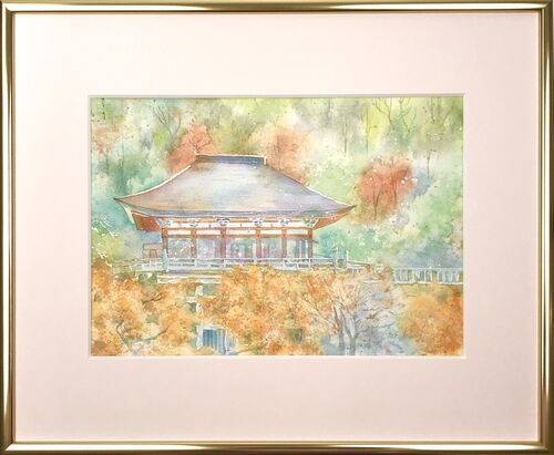 秋の彩りの清水寺
