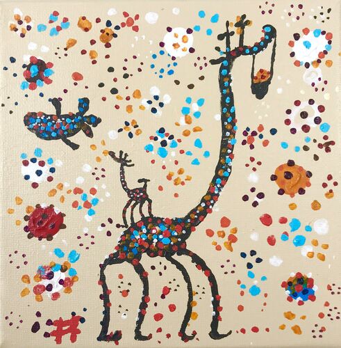 giraffe親子wonderbeige