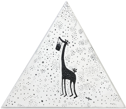 子giraffe星空モノトーン