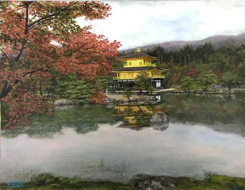 秋の金閣寺