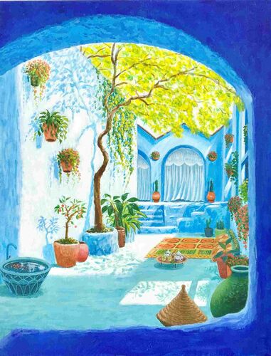 モロッコの青い庭