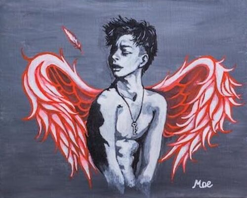 Broken heart angel