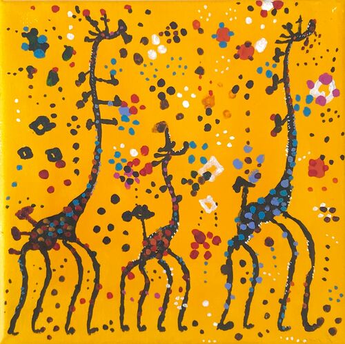 giraffe親子向日葵days